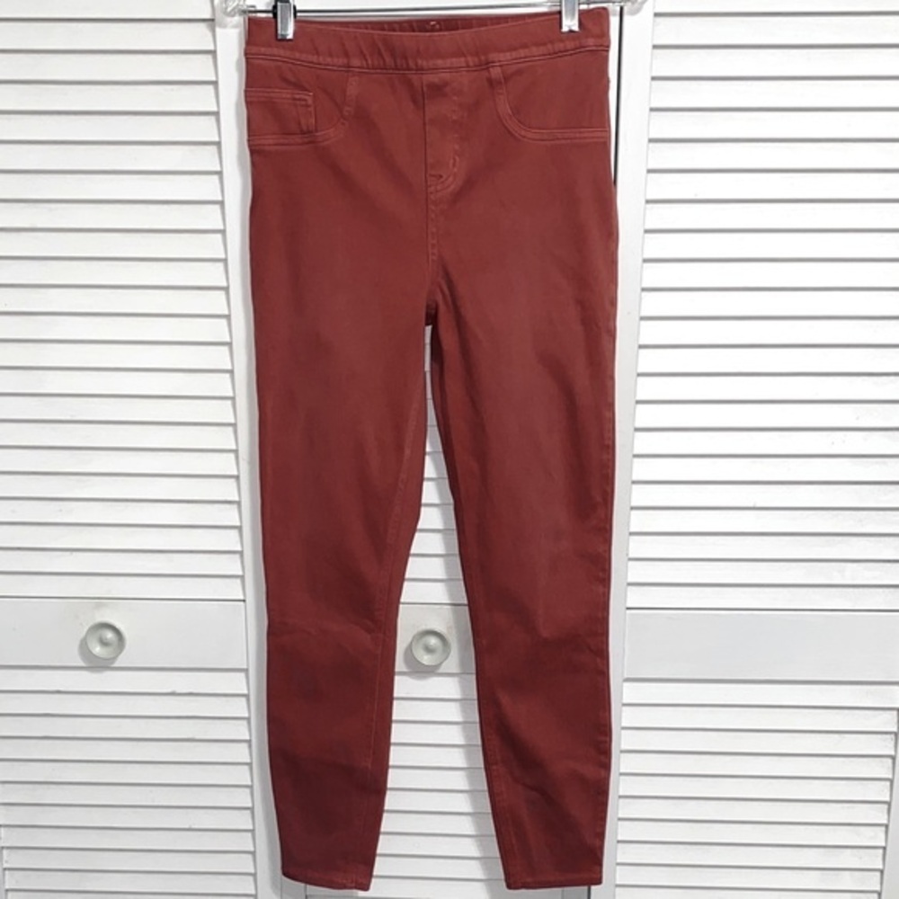 Spanx Pull-On Jean-Ish Leggings in Island Red